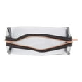 thumbnail image 4 of Tartan + Twine Basics Rose Gold Zipper Clear Pencil Case, 4 of 5