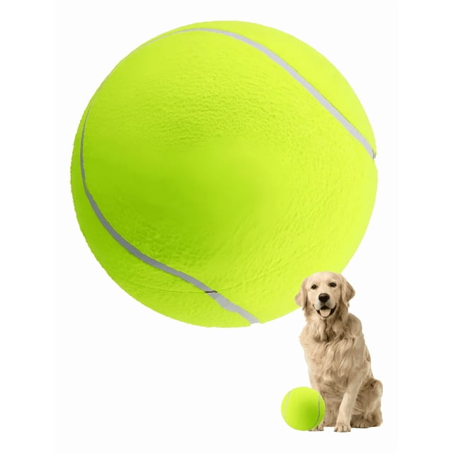 Pelota Balon Xtellar verde Tenis Juguete Mascota Perro Raza Grande Gigante