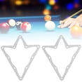 thumbnail image 4 of 6Pcs Billiard Magical Rack Sheet Table Pool 10-Ball Paper Tip Tool Accessory White, 4 of 9