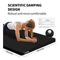 thumbnail image 5 of Extra Thickened 15mm Exercise Mat (72" x 32") for Men & Women Non Slip with High Density Large Shock Absorber Pad for Home Gym Travel & Floor Outside Fitness in Black, 5 of 8