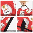 thumbnail image 6 of Lucky Cat Red Pattern Teens Toddler Nap Mat with Pillow, Sleeping Mat Bag for Preschool Daycare 59"x22", 6 of 6