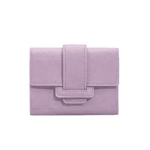 GASTROPOD Womens Wallet,Functional Compact Card Holder,Minimalist Pure Color PVC Small Purses