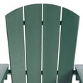 thumbnail image 3 of WestinTrends Malibu Kids Outdoor HDPE Adirondack Plastic Patio Chair, Dark Green, 3 of 16