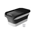 thumbnail image 4 of Dog Cat Food Storage Container, Food Storage Box, Large Capacity Sealed Can with Transparent Sliding Lid, Rice Storage Bin Rice Box for Nuts Black, 4 of 8