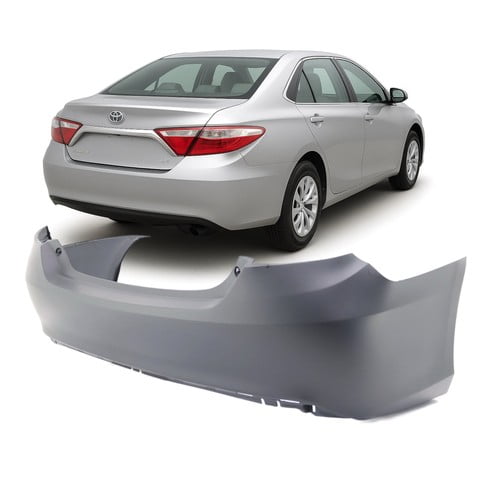 Primed Rear Bumper Cover for 2015-2017 Toyota Camry LE SE XLE XSE TO1100315