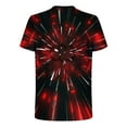 thumbnail image 5 of IROINNID Men's Printed Short Sleeve Easy Care Round Neck Slim Fit T-shirt, 5 of 5