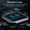 thumbnail image 4 of Motorcycle Bluetooth Headset【HiFi Stereo Sound】【RGB Lights】Clear Calls Helmet Bluetooth Headset, 1200mAh IP67 Motorcycle Intercom with Triple Noise-Reduction, 4 of 6