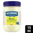 thumbnail image 4 of (1 pack) Hellmann's Real Mayonnaise Condiments, 15 fl oz Jar, 4 of 12