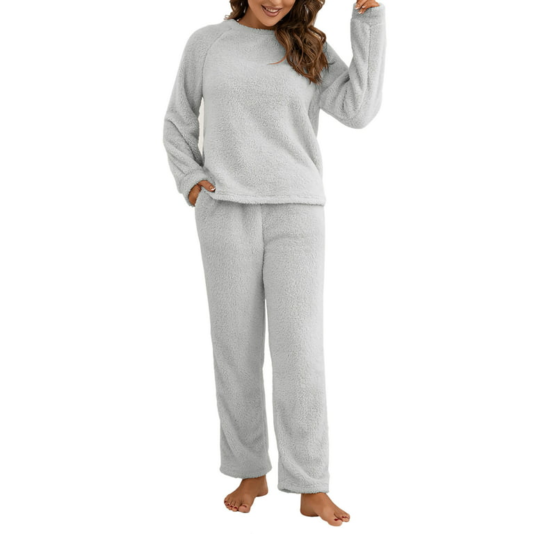 Grey Loungewear Set of 2, Winter Loungewear, Home Outfit