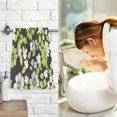 thumbnail image 7 of Yayeee 100% Cotton Hand Towels for Bathroom 16" x 28" Soft Absorbent Kitchen Towel, Green Flower Pattern, 7 of 7