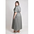 thumbnail image 3 of Vestido camisero largo Roman Fashion /Tallas Extras, 3829 (Verde militar) verde oscuro 40, 3 of 6