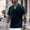 Dark Green, variant on Mens Button Down Short Sleeve Shirt Casual Lightweight Stretch Shirts Loose Comfortable Beach Summer Clothing Coffee Size XXL