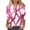 Pink, variant on Boho Tops for Women Fall Tops 2025 Trendy Going Out 3/4 Sleeve Shirts Pack Fitted Blouses Plus Size Dressy Casual