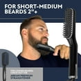 thumbnail image 5 of Arkam Beard Straightener for Men - Original Heated Beard Brush Kit w/Anti-Scald Feature, Dual Action Hair Comb and Travel Bag for Short to Medium Beards -Costume Accessories and Grooming Gifts for Men, 5 of 9