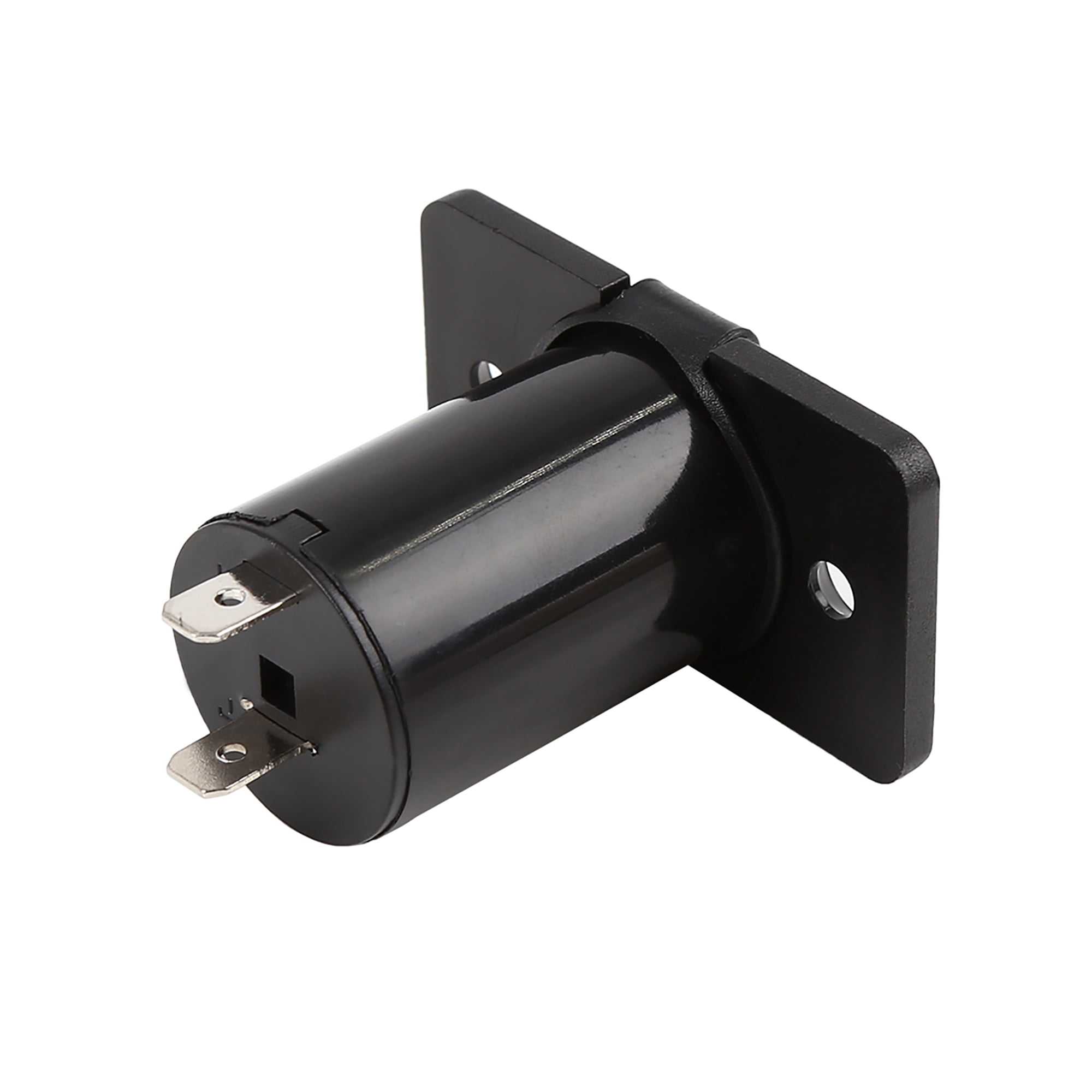 Unique Bargains DC 12V 24V Cigarette Lighter Socket for Car Motorcycle ATV with Cover