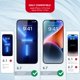 thumbnail image 2 of Protector de pantalla Intaleo de cristal templado para iPhone 13 Pro Max/14 Plus, 2 of 7