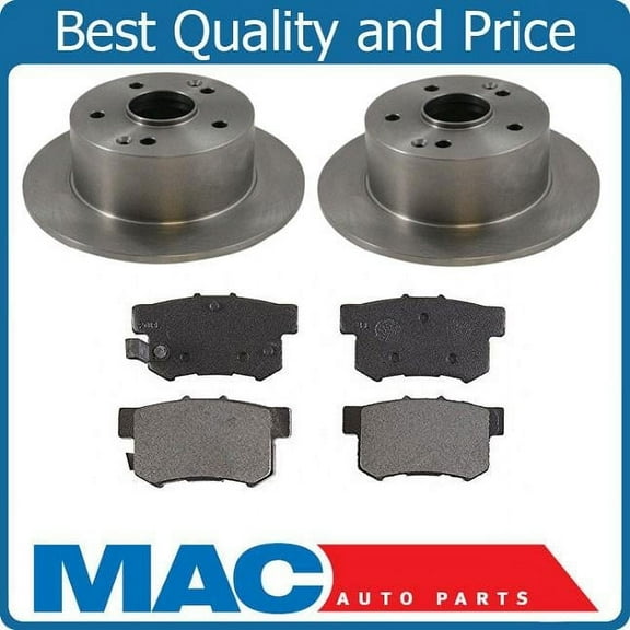 1996-1998 Acura 3.2TL Rear Brake Rotors & Ceramic Pads 31202 CD365