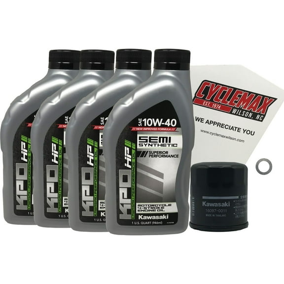 Cyclemax 2016-2022 Genuine Kawasaki Ninja ZX-10R OEM Oil Change Kit