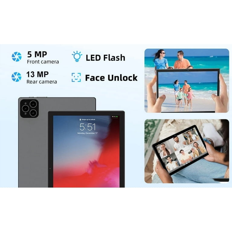 CRELANDER Android Tablet 10.1 Inch with SIM Card Slot 4G LTE