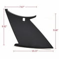 thumbnail image 3 of Rear Spoiler Wings Stiffi Support Stabilizer Kit Black 2 PCS Fit for 11-14 Subaru Impreza WRX STi, 3 of 5