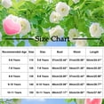 thumbnail image 3 of Girls Embroidered Tulle Dress Spaghetti Strap Floral Ruffle Aline Dress Sleeveless Formal Birthday Party Dresses Pink, Size 10-11, 3 of 6