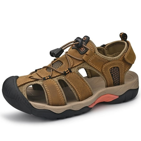 

Lopsie Athletic Sport Sandals Men s Outdoor Hiking Sandals Closed Toe Water Shoes Waterproof Comfortable Beach Fisherman