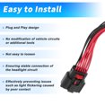 thumbnail image 6 of Unique Bargains Headlight Halogen Wiring Harness Connector Pigtail Plug for Ram 1500 2019-2021 for Ram 2500 2020 for Ram 3500 2024 for Dodge Charger 2015-2018 for Chevrolet Equinox 2018-2021, 6 of 7