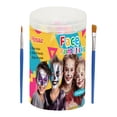 thumbnail image 2 of Kit de pintura facial Mosaiz, 12 colores, a base de agua, giratoria, lavable, 2 of 8