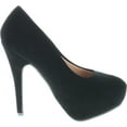 thumbnail image 6 of Forever Link Women's Sunset-89 Suede Closed Toe Dress Pumps, 6 of 7