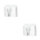 thumbnail image 2 of Bearachild Soporte colgante para carga de teléfono móvil, caja de almacenamiento montada en soporte de Control remoto masculino multifunción montado en Blanco 2piezas Bearachild CBP065438, 2 of 6