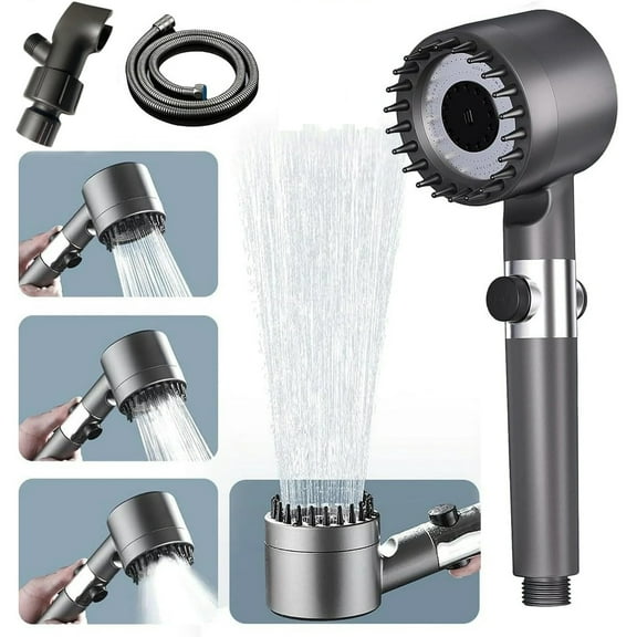 XUERUI-Filtered Shower Head with Handheld, High Pressure Water Flow and ...