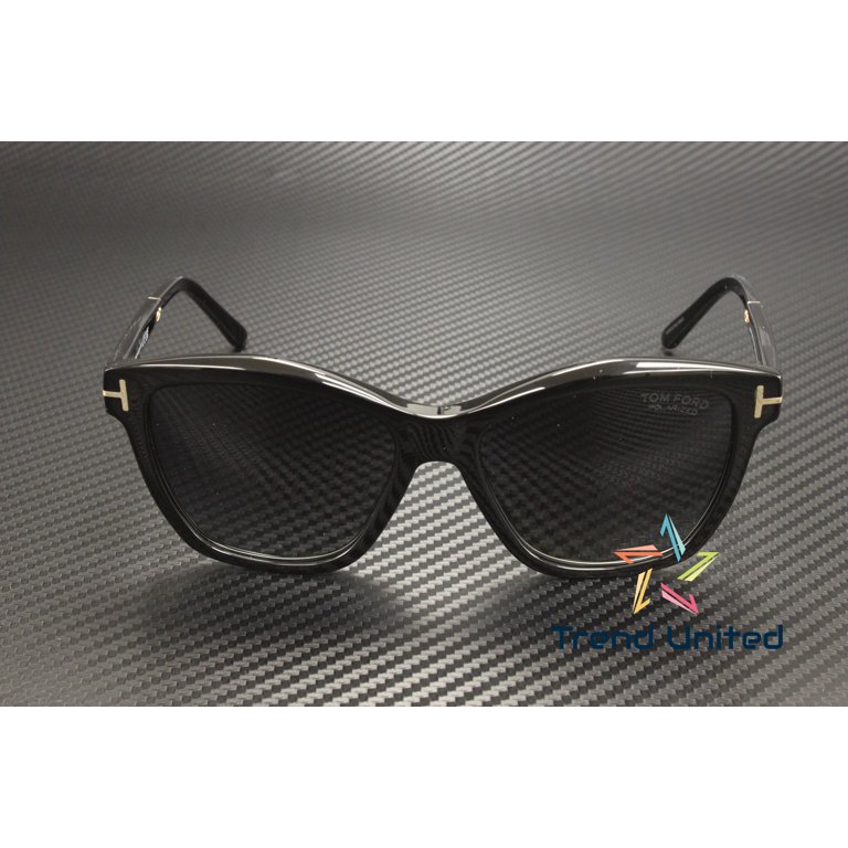 Tom Ford FT1087 01D Plastic Shiny Black Smoke Polarized 54  display picture 1