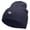 Navy, variant on Green Apple Embroidered 8 Inch Short Beanie - White OSFM