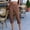 A413 Coffee, variant on Women's Casual Knee Length Bermudas, Mid Rise Flat Front Utility Shorts, Summer Office Work Walking Shorts with Deep Pockets