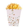 thumbnail image 2 of 24pcs Creative Colorful Popcorn Boxes Polka Dot Printing Party Treat Box Snack Container Party Supplies for Birthday Wedding, 2 of 8
