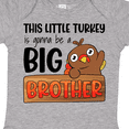 thumbnail image 4 of Inktastic This Little Turkey is Gonna Be a Big Brother Boys Baby Bodysuit, 4 of 5