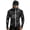 Black, variant on Men's Camo Print Sun Jacket Hooded Long Sleeve Lightweight UPF Cover Up Cooling Shirts for Outdoor Fishing Hiking
