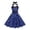 Blue, variant on Toddlers and Baby Girls' Sleeveless Dress Polk High Washion Dress for Stage s Spaghetti Strap Bodice with Dramatic Full Dresses for Dance Party Summer Dresses M