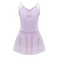 thumbnail image 1 of Jhaoyu Camisole Sans Manches pour Filles Robe de Danse Ballet Justaucorps de Gymnastique Ballerine Performance Violet 130, 1 of 7