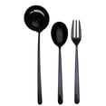 thumbnail image 2 of Mepra Ensemble de Service 3 Pcs Linea Oro Nero, 2 of 4