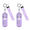 Purple, variant on Geevon 2 Pack Rechargeable Personal Safety Alarms for Women, 135DB Self Defense Alarm with LED Flash, Personal Protection Device for Women, Men, Children, Elderly (Purple - 2 Pack)
