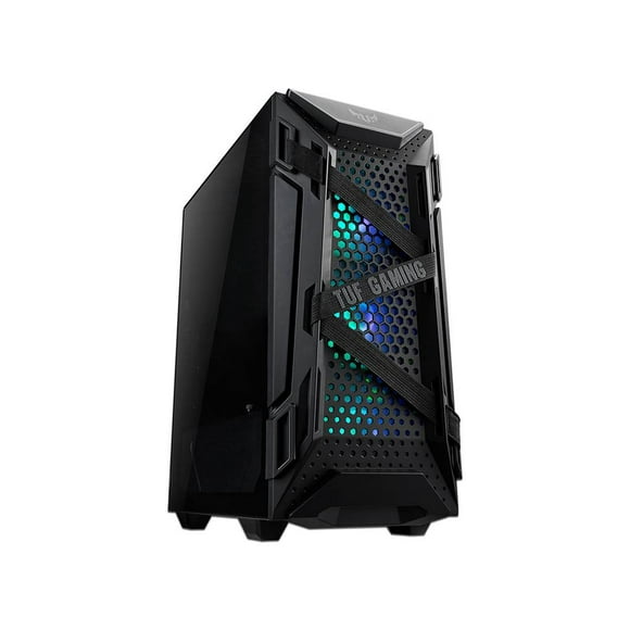 Gabinete Asus TUF Gaming GT301, ATX, no incluye Fuente de poder . Asus GT301/BLK/ARGB FAN
