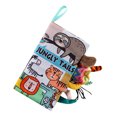 thumbnail image 2 of Libro de tela de dibujos animados Animal Tails Baby Bath Book para niños y niñas (Mapache) Sywqhk libre de BPA, 2 of 7