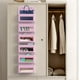 thumbnail image 4 of Organizador colgante para artículos de hogar sencillos, 6 bolsillos, para armario, color rosa, 4 of 6