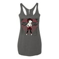 thumbnail image 2 of Wild Bobby Betty Boop Sugar and Spice Wink Betty Boop Tri-Blend Racerback Tank Top, Premium Heather, X-Large, 2 of 5