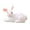 B, variant on Easter Mini Bunny Figurines Resin Miniature Rabbit Figure Small Bunny Cupcake Toppers Bulk Rabbit Cake Decorations for Spring Easter Egg Fillers Party Supplies 1/2/3/4/5/6PCS
