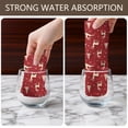 thumbnail image 4 of 2 Pcs Funny Kitchen Towels,Red Christmas Reindeer Pattern Microfiber Dish Towels,Kitchen Tea Towels,Kitchen Towel Set (18" X 26"), 4 of 7