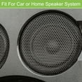 thumbnail image 3 of Unique Bargains 2 Pcs Universal 4.5 Inch Speaker Grills Mesh for Audio Subwoofer 118x124x9mm Grille without Frame Black, 3 of 8