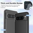 thumbnail image 2 of [PST] Google Pixel 9 Pro XL Soft Case, Ultra Thin Soft TPU Shockproof Bumper Case Back Cover, 2 of 4