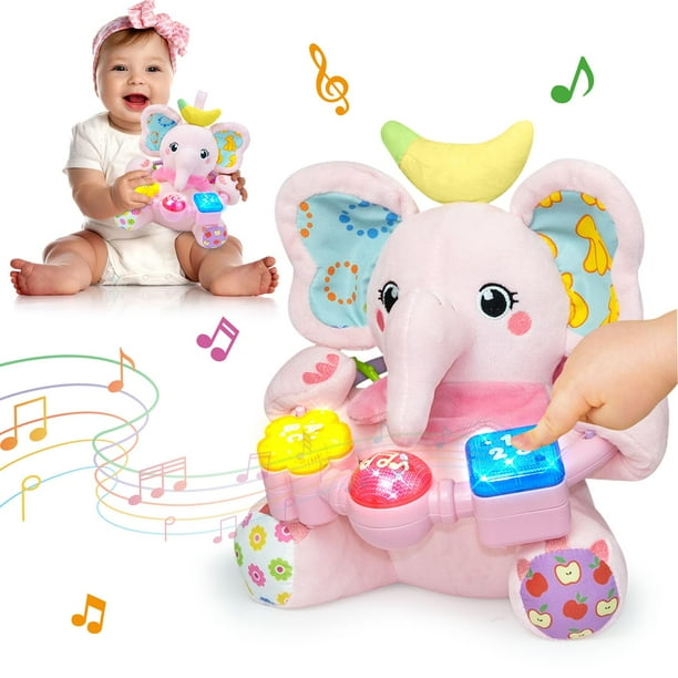 Peluche Ryotagift Baby Bilingüe Musical Elephant